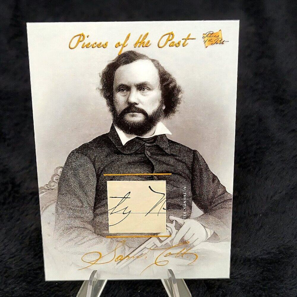 Authentic Samuel Colt Handwriting Relic Piece of History Colt Revolver Inventor